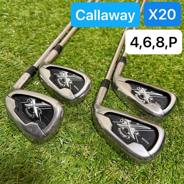 151 Callaway キャロウェイ X20 アイアンセット 4,6,8,P
