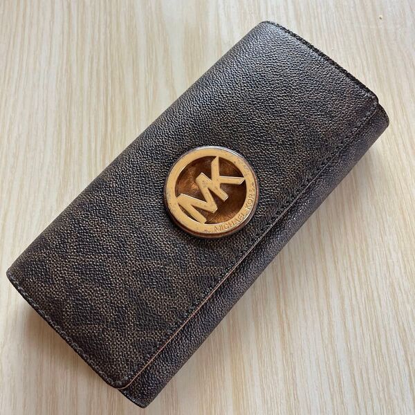 MICHAEL KORS 長財布 ブラウン
