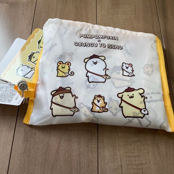 アベイル ポムポムプリン お文具といっしょ エコバッグ お文具さん サンリオ