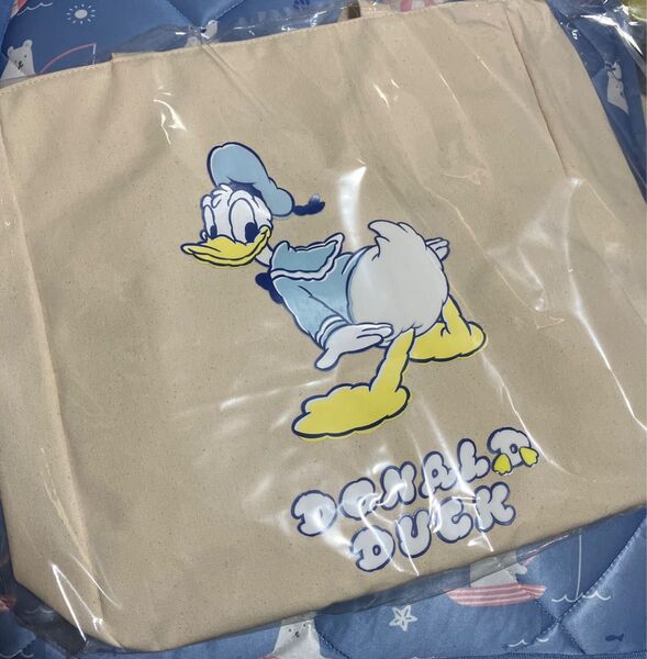 ドナルド トートバッグ ディズニー ストア モコモコ エコバッグ DONALD MOKOMOKO BIRTHDAY