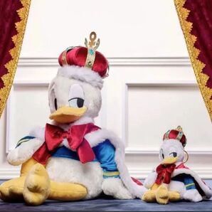 【ディズニー ストア jp 限定】ドナルド 2個 ぬいぐるみ キーホルダー キーチェーン◆バースデー 王様 王冠 コスチューム