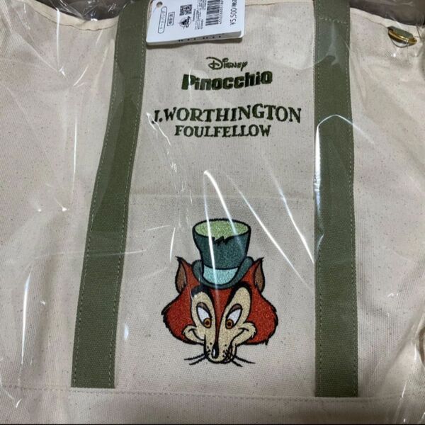 ディズニー ピノキオ 正直ジョン トートバッグ◆ my favorite Disney foxes
