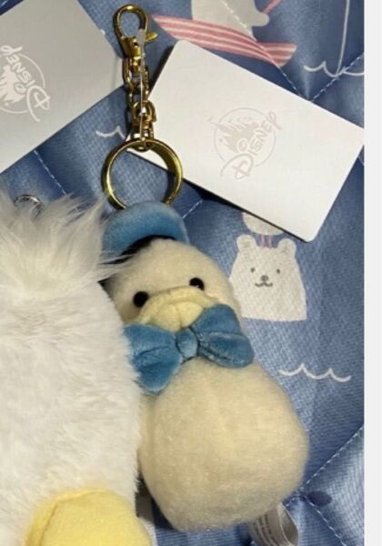 ドナルド アヒル ぬいぐるみ キーホルダー キーチェーン ◆ディズニー 王様 DONALD THE KING BIRTHDAY