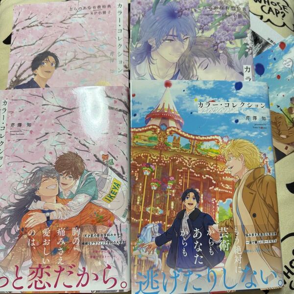 カラー・コレクション -PARADE- 芹澤知 とらのあな 特典付き 小冊子付き ペーパー付き BLコミック