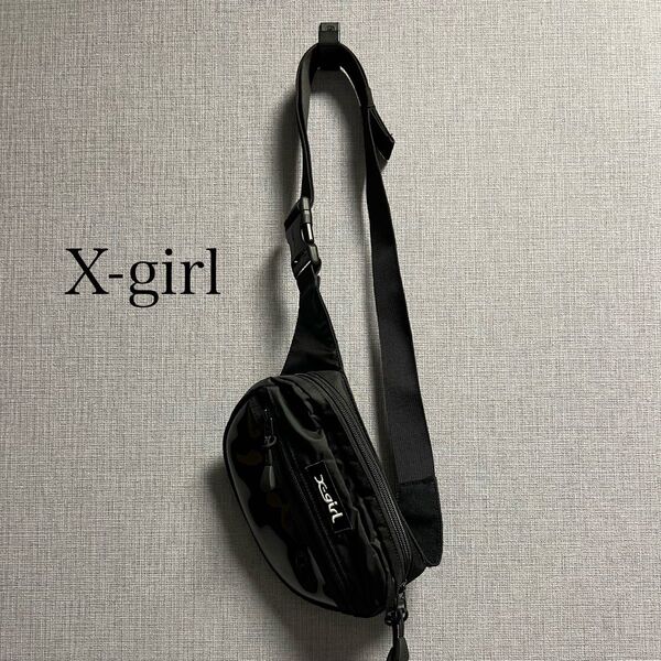 Xgirl エックスガール ウエストポーチ ボディバッグ ミニバッグ ナイロンポリエステル ウエストバッグ