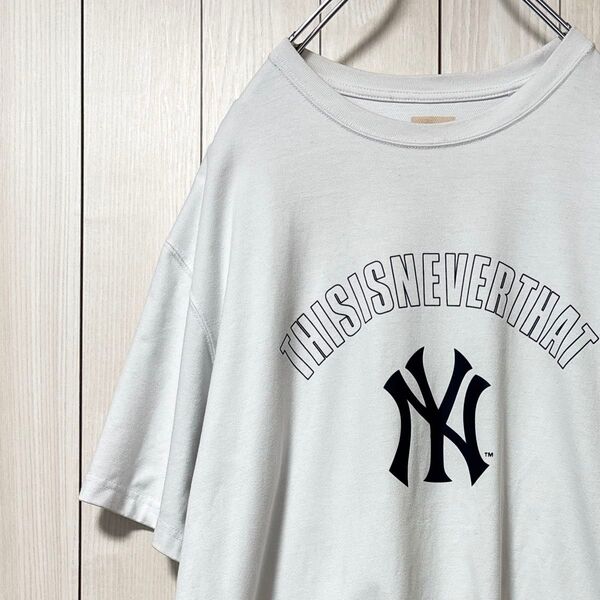 THISISNEVERTHAT NYロゴ Tシャツ ヤンキース MLB 野球 半袖