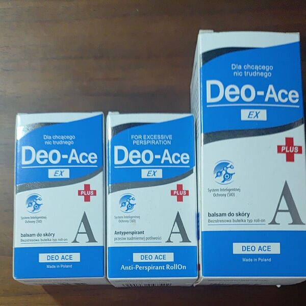 デオエース EXプラス 40ml 20ml 20ml セットロールオン 敏感肌 アルコールフリー ポーランド製 Deo-Ace