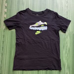 NIKE Tシャツ エアマックス90 プリント 黒