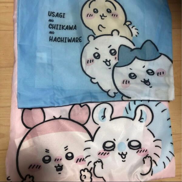 新品 2個セット 中サイズ ちいかわ エコバッグ ナガノマーケット 折り畳みバッグ ショッピング キャラクター バック 軽量