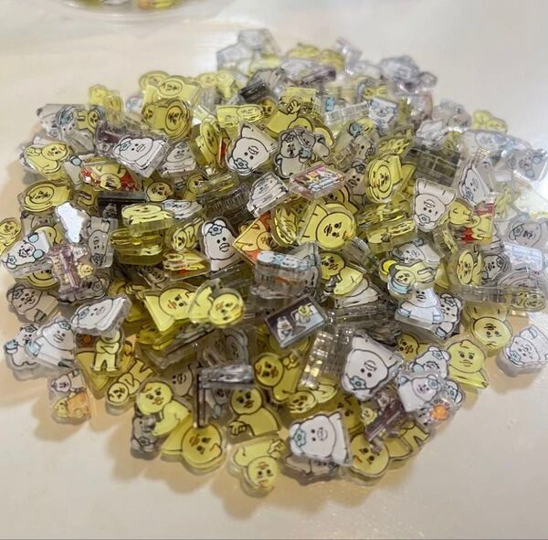 セール アクリルパーツ1cm ランダム100枚 アクセサリー ハンドメイドパーツ んぽちゃむ