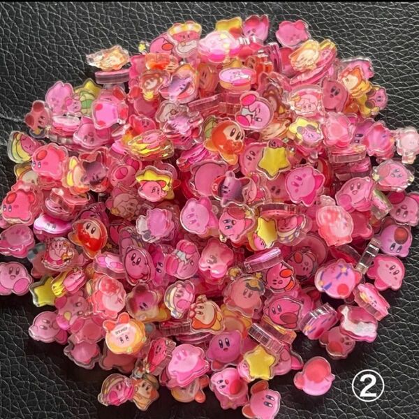 アクリルパーツ1cm ランダム100枚 アクセサリー ハンドメイドパーツ
