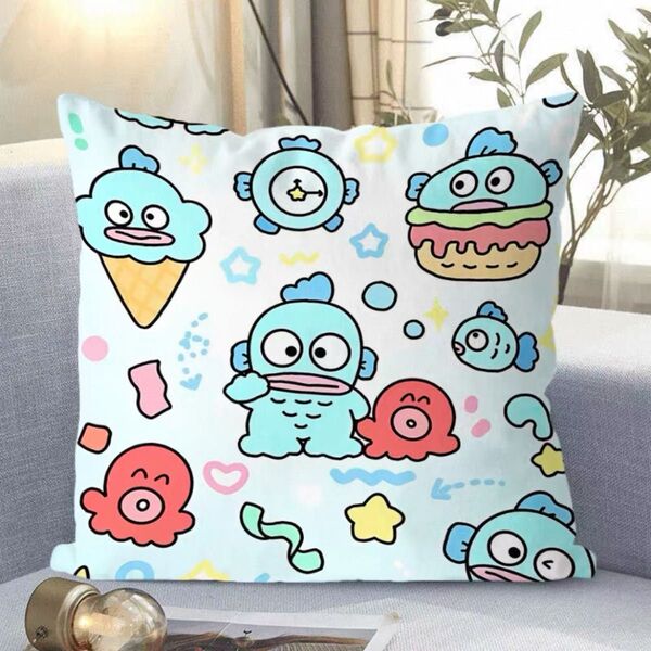 セール ハンギョドン クッションカバー よりどり2点1300円 軽量 抱き枕カバー 背当てカバー 座布団カバー 35x35cm