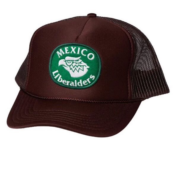 EAGLE LOGO TRUCKER CAP (Brown)帽子 キャップ メッシュキャップ