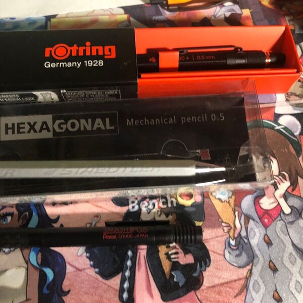 14時までの購入で本日発送 値下げ交渉可rOtring 800+ STAEDTLERヘキサゴナル スマッシュ シャーペン まとめ