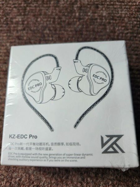 未開封 KZ EDC PRO 無酸素銅 フラット 2pin 互換 3.5mm マイク有り