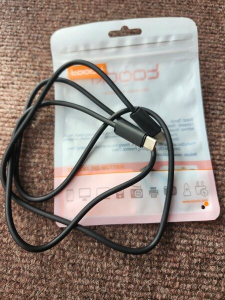 ほぼ未使用 toocki USB type-c ケーブル 長さ1m PD100W対応