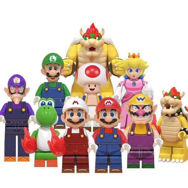 レゴ互換 ミニフィグ 10 体セット スーパーマリオブラザーズ