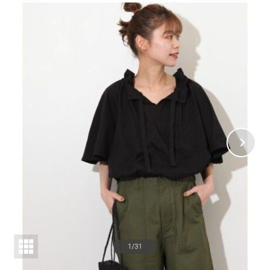 ジャーナルスタンダードレリューム フリルリボンTシャツ