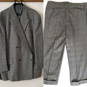 CITYYORK グレーチェック メンズスーツセットアップ