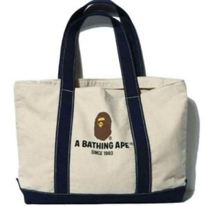 新品 「A BATHING APE 」カレッジ ロゴ トートバッグ-宝島社付録