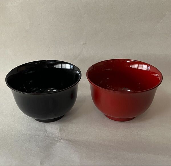 越前漆器■越前塗■夫婦椀 ペアーカップ ゆり型【2客】★国産★本漆手塗り【新品】