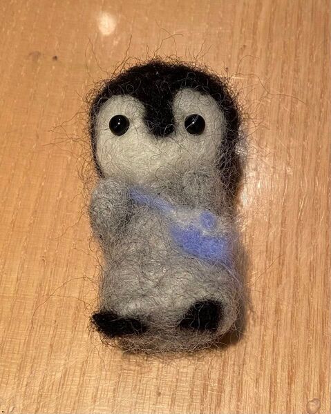 羊毛フェルト ペンギン マスコット ハンドメイド