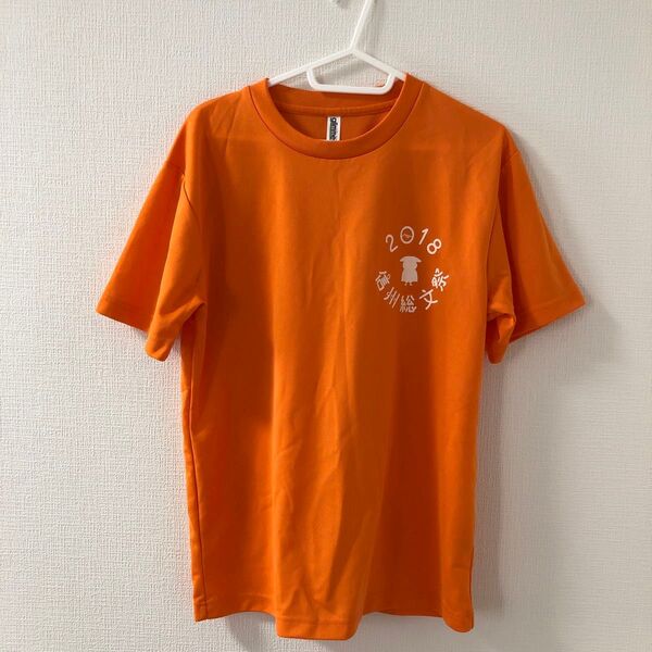 オレンジ tシャツ 半袖 涼しい ドライ 軽い 乾く 派手 部屋着 パジャマ ルームウェア 半袖tシャツ 汗 春 夏 秋