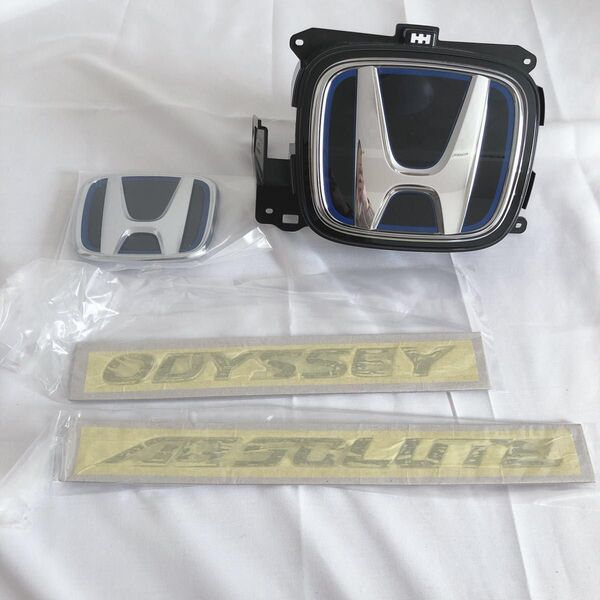 ホンダ honda オデッセイ オデッセ rc5 エンブレム セット 4点 パーツ 部品 純正 フロント 新型 新型オデッセイ