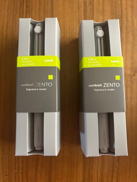 uniball ZENTO ユニボールゼント シグニチャーモデル 0.38mm 2本セット