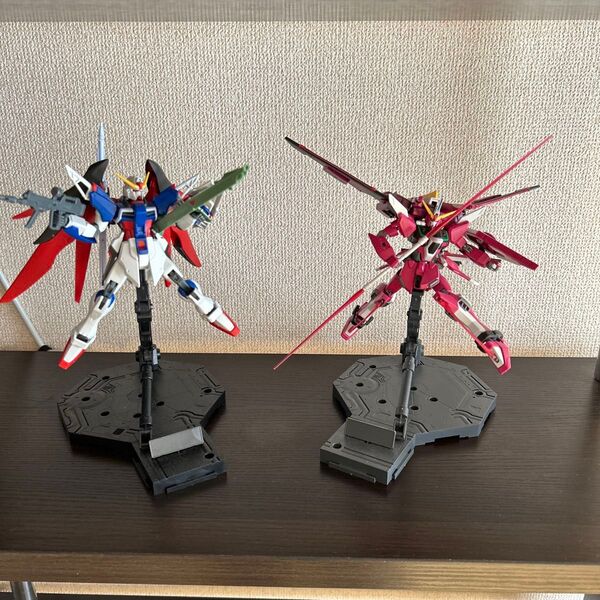HG1/144機動戦士ガンダムディスティニー、ジャスティムガンダム、フリーダムガンダムジャンク品