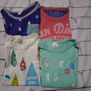 100cm 半袖Tシャツ4枚セット