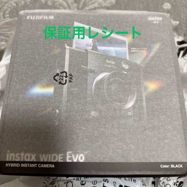 チェキ instax WIDE Evo INS_WIDEEVO_BLACK (ブラック)