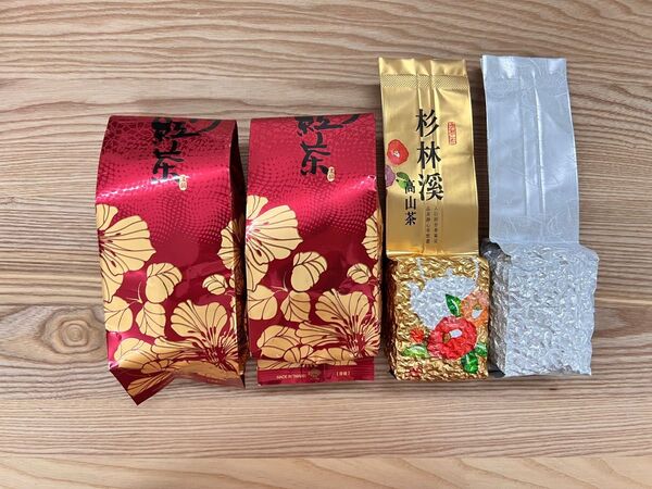 おすすめ 台湾茶 高山紅茶75gx2杉林渓高山烏龍茶 清香烏龍茶150gx2