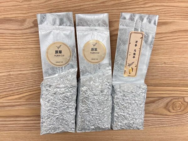 おすすめ 台湾茶 原翠緑茶 75gx2 清香烏龍茶 ウーロン茶150g
