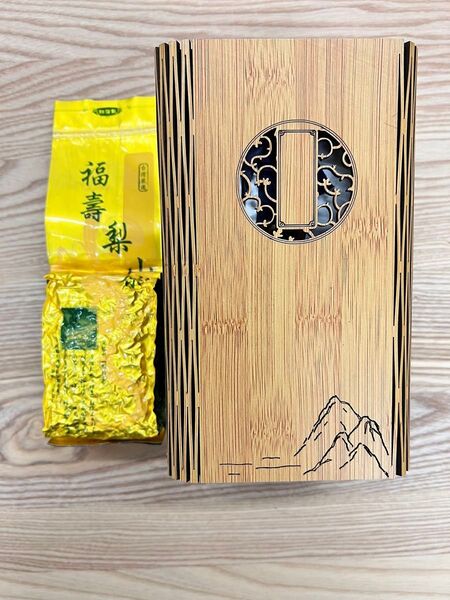 台湾茶 プレミアム福寿梨山高山烏龍茶 ウーロン茶150g 茶具 ギフト