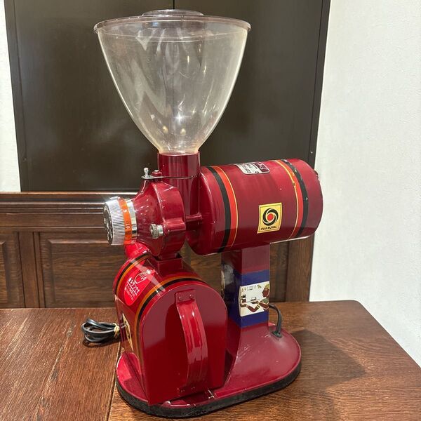 富士珈機 R-440 レトロ 電動コーヒーミル レッド フジローヤル 業務用