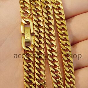 48cm!在庫限り!!刻印入り!!マイアミキューバン K18 喜平 ネックレス 18金 加工 18K チェーン メンズ レディース
