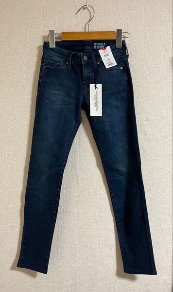 新品・タグ付き UNIQLO ウルトラストレッチジーンズ ウエスト23 ブルー スキニー ユニクロ デニム