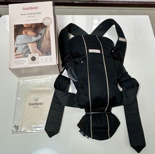 ベビービョルン BABYBJORN ベビーキャリアMINI Airy mesh ブラック 抱っこ紐 メッシュ