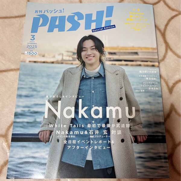 ワイテルズ Nakamu PASH!3月号