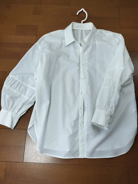 未着用*Natural Beauty Basic ナチュラルビューティーベーシック シャツ レディース Sサイズ ビッグシャツ
