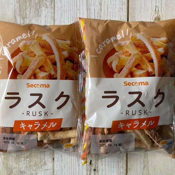 セコマ ラスク キャラメル味 100g 2袋セット