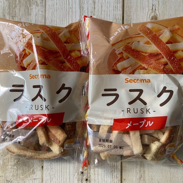 セコマ ラスク メープル味 100g 2袋セット