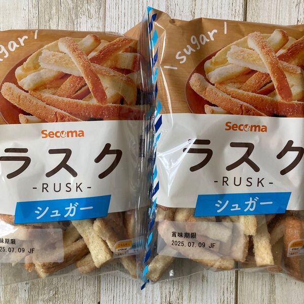 セコマ ラスク シュガー味 100g 2袋セット