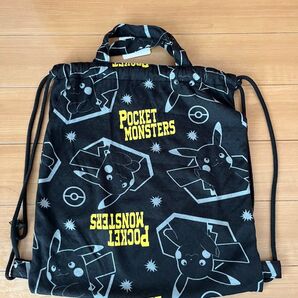 ポケモンピカチュウ ナップサック新品未使用 ナップサック バッグ