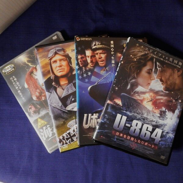 新品と中古 潜水艦 海女 DVD 4本映画