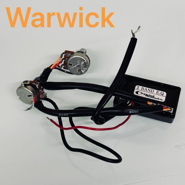 Warwick 2バンドEQ プリアンプ ワーウィック アクティブ オンボードプリアンプ ベース ギター ドイツ ジャンク扱い