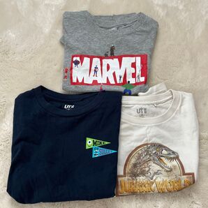 ユニクロ男の子キャラクターTシャツ110セット