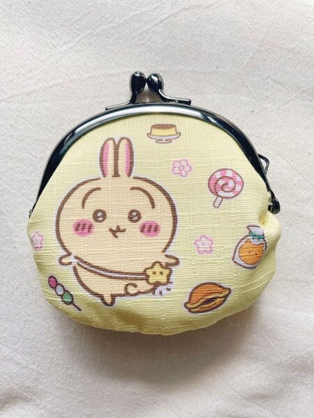 ちいかわ ちいかわもぐもぐ本舗 限定 2.5丸 がま口 うさぎ