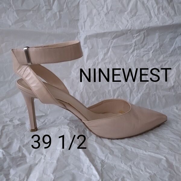 NINEWEST アンクルストラップパンプス ベージュ